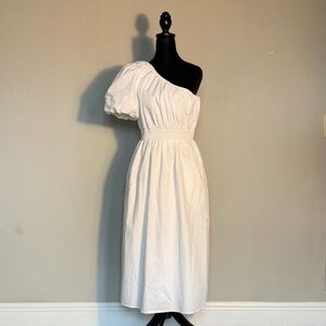 Sugarlips White One-Shoulder Dress